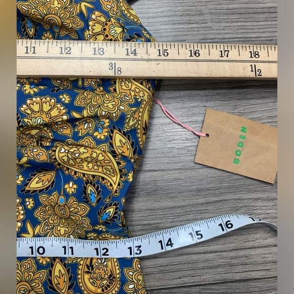 Boden capri cup-size swimsuit harvest gold bathing suit Sz 36B‎ NWT - Picture 12 of 15